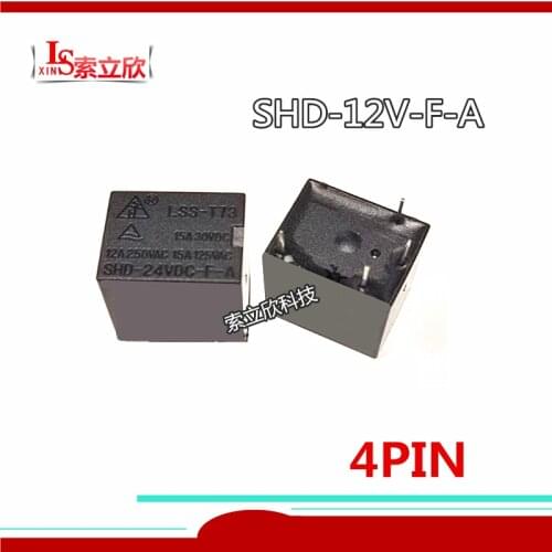 10pcs/LOT 100%Original New Relay LS-T73 SHD-12VDC-F-A SHD 12VDC F A SHD-DC12V-F-A 10A 4PINS 12V