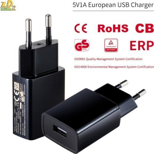 100pcs/lot USB Charger Adapter Wall EU Plug Phone Smart Desktop CE/RoHs/CB/GS/ERP/TVU/CE-EMC/CE-LVD certificate power adapter
