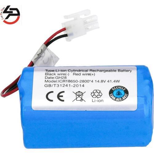 14.8v 2800mah li-ion Replacement battery 18650 for Ecovacs sweeping robot CR130 V780 series cleaner for dibea sallei batteries