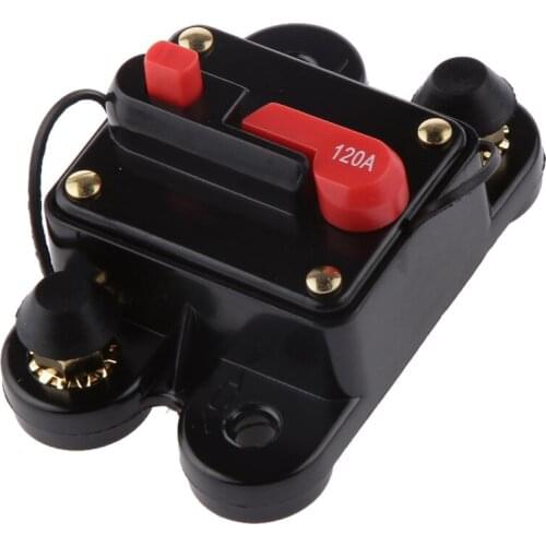 150Amp Circuit Breaker with Manual Reset Car Stereo Audio Fuse Holder Inline Inverter High Current for DC 12V Automobile