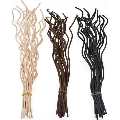 20 pcs Wavy Rattan Reed Fragrance Diffuser Replacement Refill Sticks Air Freshener Room Perfume Rattan Diffuser