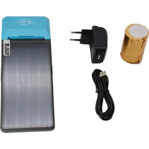 4G Android 10.0 Handheld POS Terminal with Fingerprint Qr Code Scanner and Thermal Label Printer All in One (Z300)