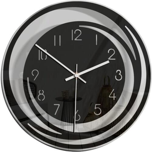 Acrylic Creative Hollowed Lightweight Durable Wall Hanging Clock Decorative Clock Wall Clock for Hotel Restaurant Living Room