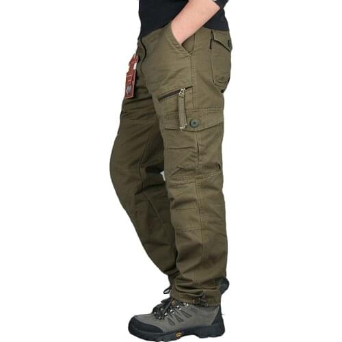 Alieeking Men's Military Trousers