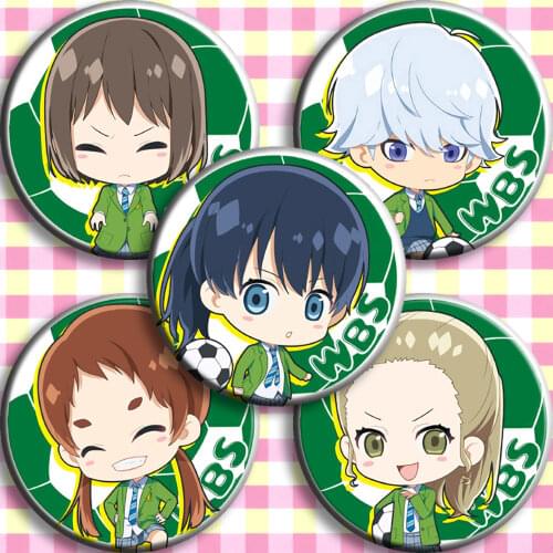 Anime Good-bye, Cramer Sayonara Watashi no Cramer OndaNozomi Cosplay Badge Cartoon Garniture Bedges For Backpack Bags Brooch Pin