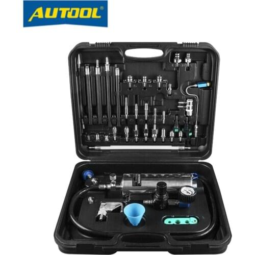 AUTOOL C100 Car Fuel Injector Cleaning Machine Cleaner Tester Universal Non Dismantle Tool Auto Engine Petrol Throttle Nozzle