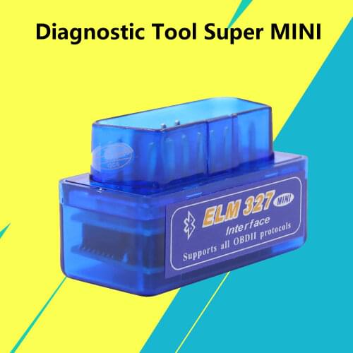 Bluetooth V2.1 OBD2 Car Diagnostic Tool Super MINI ELM 327 16PIN OBD2 Scanner For Android/Symbian OBDII Protocol