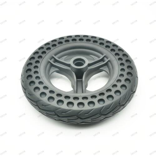 Electric Scooter 10x2.0 Solid Tire+Rim For Xiaomi M365 DIY 10x2 Explosion-Proof Hollow Tyre 20mm Axle Scooter Accessories