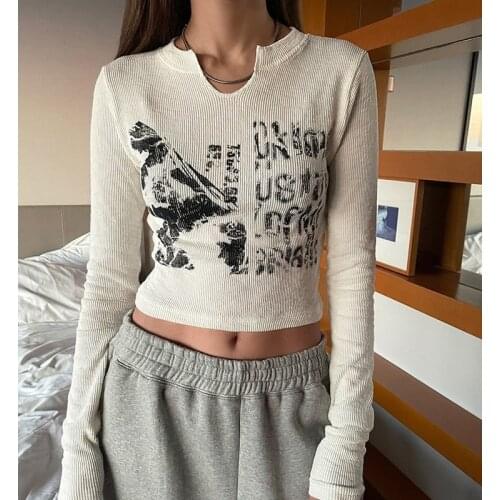 FREE OSTRICH Women's Cropped T-shirts