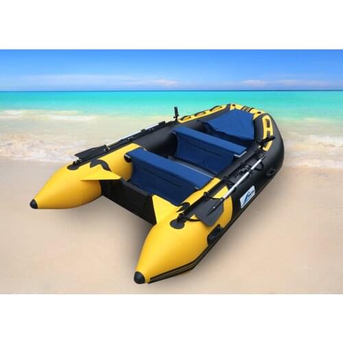 Ready to Ship! GTS 360 6 People Aluminum Floor Dingy Raft Inflatable Boat Fishing PVC