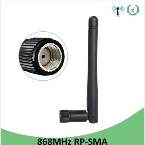 1pcs 868MHz 915MHz Antenna 3dbi RP-SMA Connector GSM 915 MHz 868 MHz antena outdoor signal repeater antenne waterproof Lorawan