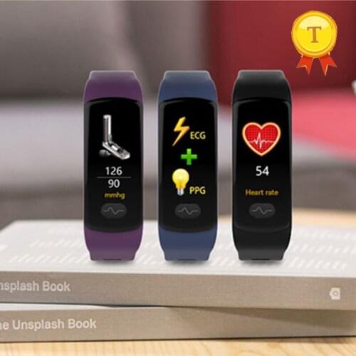 Hot Sale Waterproof HRV Smart band Smart Wristband bracelet ECG Activity Tracker Fitness watch bracelet support information push