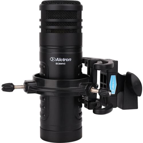 Alctron BC800V2 dynamic broadcasting mic dual-direction anti vibration studio mic for vocal recording,instrument picking up