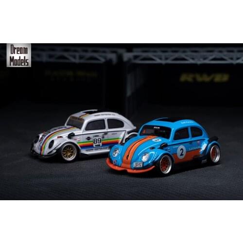Dream Models 1:64 RWB Beetle Low Modified Gulf/Apple Resin Simulation Model Car