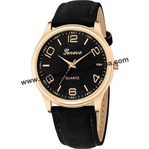 Wholesale Women Fashion Watches New Men Casual Dress Geneva Watch Strap Army Men Quartz Geneva Wrist Watches 660
