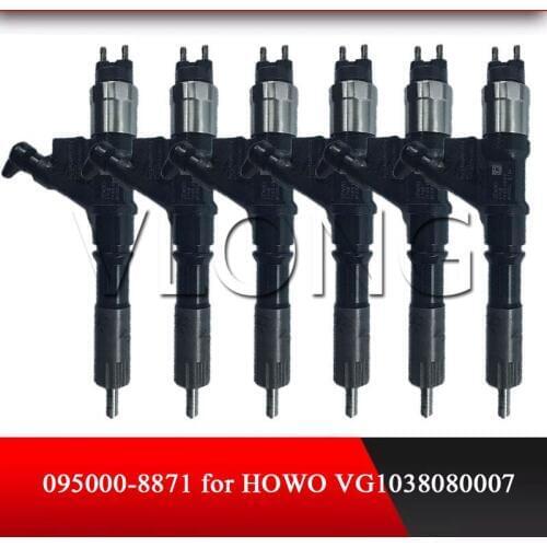 Genuine and new common rail injector 095000-8871 for HOWO VG1038080007