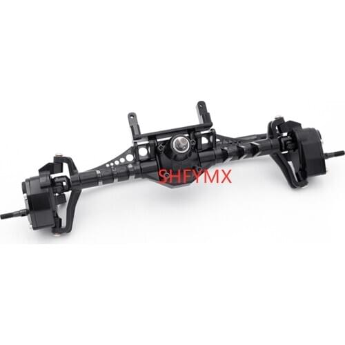 CNC Aluminum Front Axle (Include Gear) Set For 1/10 Rc Car Axial Capra 1.9 UTB