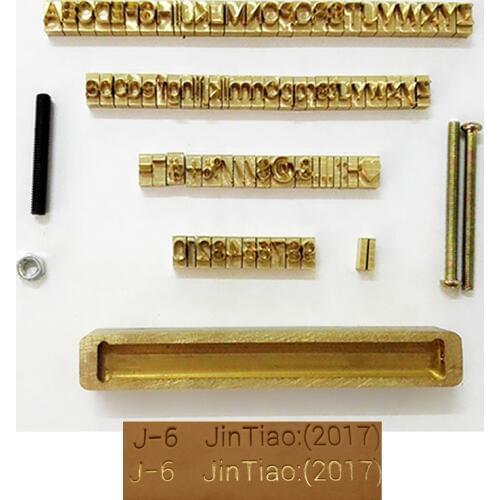 Custom Logo copper Brass Stamp wood leather paper hot foil stamping machine Alphabet Heating emboss Mould Carving Brand Printing