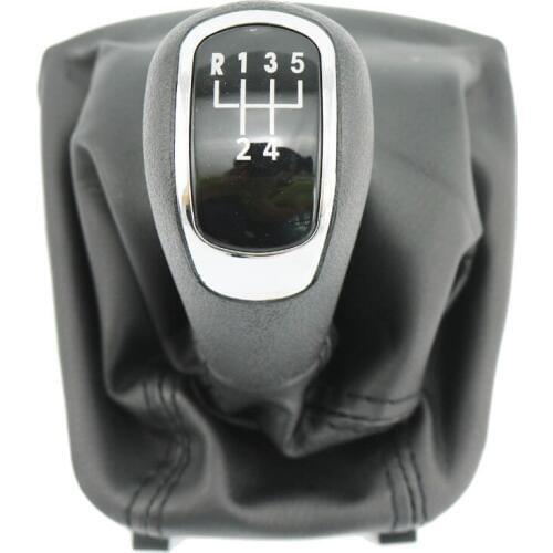For Skoda SUPERB MK2 II 2 (08-13) New 5 Speed Car Manual Gear Stick Shift Knob With PU Leather Boot