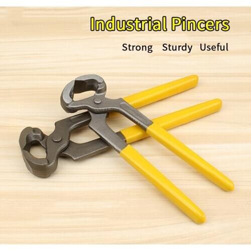 6-8 Inch Nail puller Heavy-Duty Nail Puller High Carbon Steel High Hardness Woodworking Pincers Hardware Nail Pulling Pliers