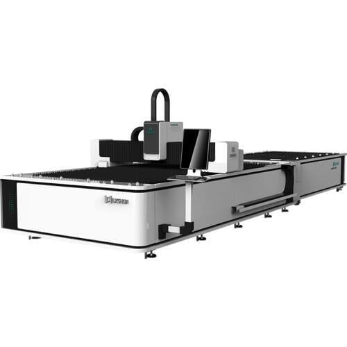 Sheet metal fiber laser cutting machine for stainless steel with exchange worktable