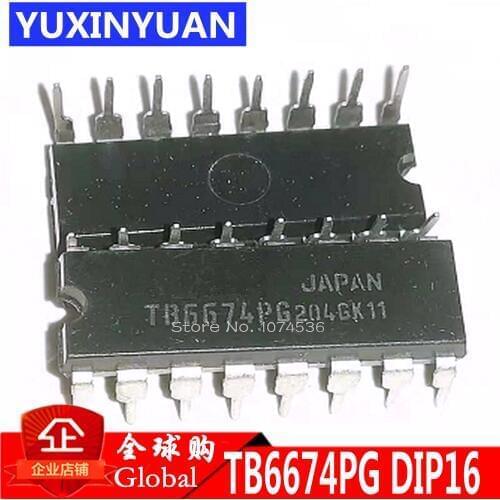 TB6674PG DIP-16 TB6674 DIP 6674PG DIP16 TWO PHASE BIPOLAR STEPPING MOTOR 1-10PCS/LOT