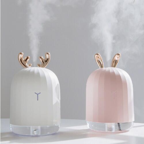 Ultrasonic Air Humidifier Usb Essential Oil Diffuser Electric Aromatherapy USB Humidifier Car Aroma Diffuser with 7 Color Lights