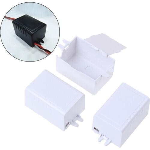 Waterproof Plastic Electronic Enclosure Project Box Black 65x38x22mm Connector