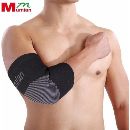 1PCS 3-D Stretch Elbow Brace Breathable Comfort Sports Safety Sleeve Elbow Pads for Volleyball Tennis Elbow Protection