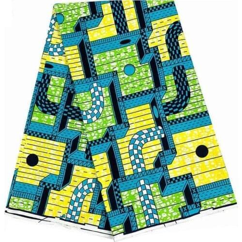 100%Breathable Veritable Ankara Nigerian Sewing Material Fabric For Dress Real Wax African Print Cotton Fabric By The Meter SP15