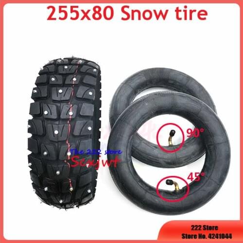 255x80 Snow and ice tire For Speedual Grace 10 Zero 10X Kugoo M4 Pro Tire 10x3 Inch Off-Road Inner Outer tyre Electric Scooter
