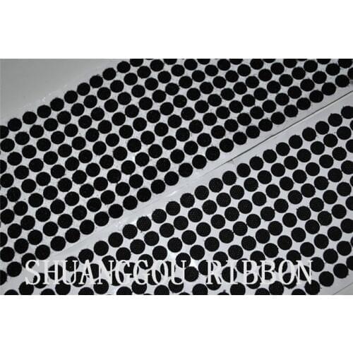 3/8''(10mm) Diameters coins,1000sets , Sticky Backing Fastening Dots. Adhesive hook and loop