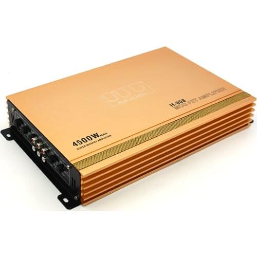 Car amplifier 12v subwoofer four-way amplifier car 4.1-channel high-power amplifier board cart door speaker, S/N: 78dBA