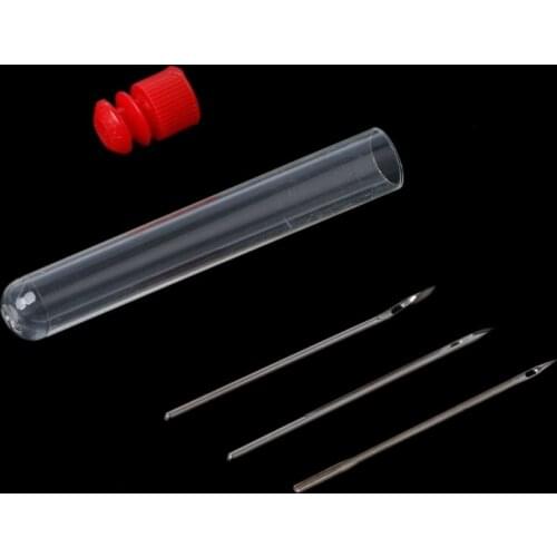3Pcs Stainless Steel Sewing Needles For Speedy Stitcher Sewing Awl DIY Crafts E56C