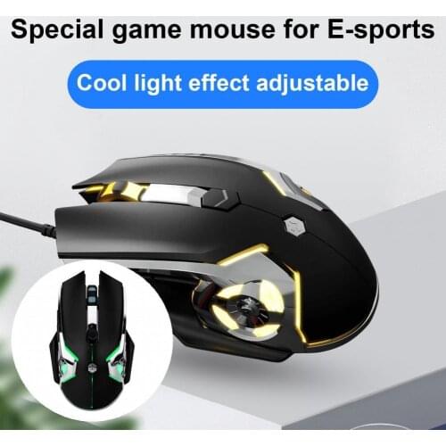 AJAZZ Computer Mouse Excellent High Sensitivity USB Mouse Long-lasting Comfortable USB Mouse