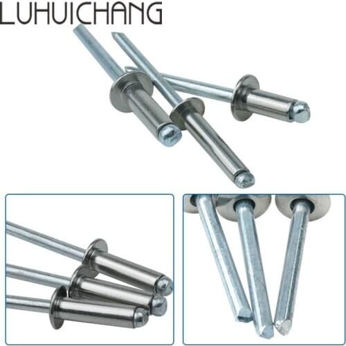 Luhuichang M3.2 Stainless Steel Mushroom Screw Pulling Rivets Break Mandrel Blind Nail Pop Rivet self-plugging rivet Furniture