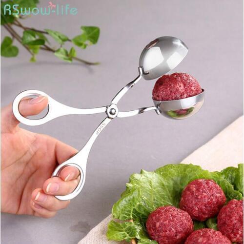 Stainless Steel Meatballs Making Machine Meatballs Makers Clamp Household Handmake Beef Round Kitchen Stuff Tool Meat Homemade