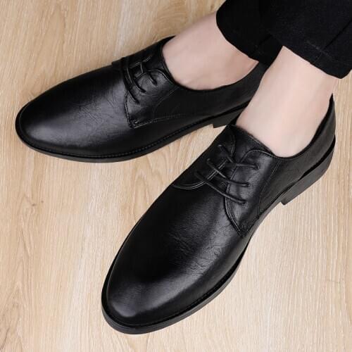 Mans Formal Shoes Slip on 2021 Spring Genuine Leather Mens Dress Shoe Black Male Office Footwear Breathable Loafers