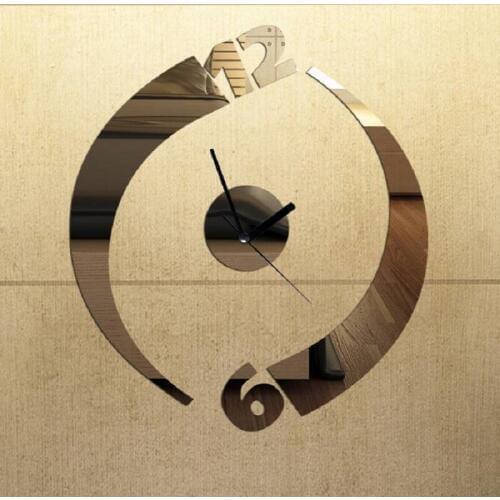 Saat Wall Clock Digital Clocks Reloj Clock Watch Duvar Saati Horloge Murale acrylic klok kitchen self adhesive home decor