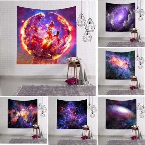 Starry Sky Series Hanging Wall Tapestry 3D Printed Wall Blanket Retro Home Decor Digital Printing Tapestry Yoga Mat Beach Towel