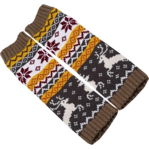 New Fashion Women Gloves Hot Sale Ladies Long Fingerless Gloves Winter Warm Casual Solid Color Soft Knitted Mittens For Ladies