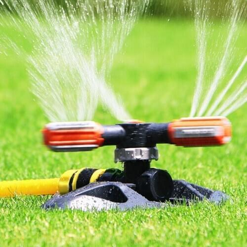 Garden Irrigation Sprinkler 360 Degrees Automatic Rotating Sprinkler Gardening Lawn Watering Roof Sprinkler watering system set
