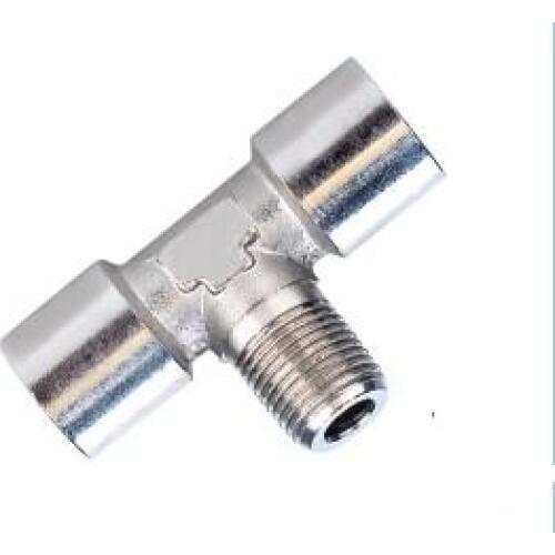 1/4" BSP Male Stud Branch Tee pneumatic brass fitting PMT 02