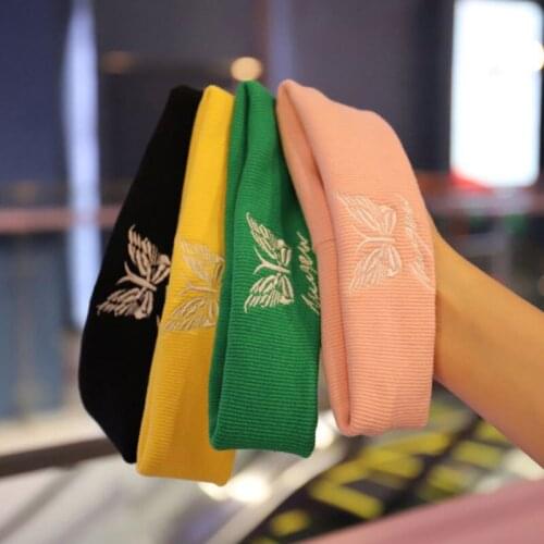 2021 New Sports Headband Elastic Headband For Women Wide Turban Hair band Yoga Headwear Hair Accessories резинки для волос