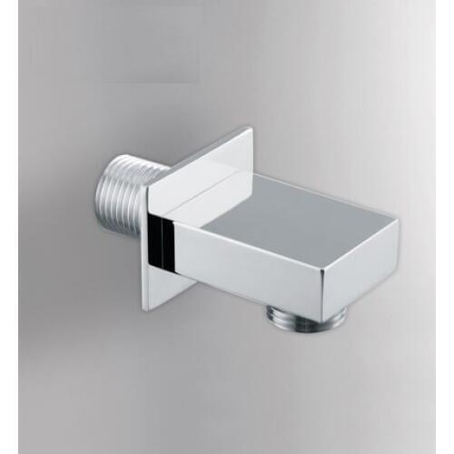 2015 Sale Hand Held Shower Head Faucet Connector Solid Brass Chrome In Wall Outlet Connection Bathroom AZPJ003