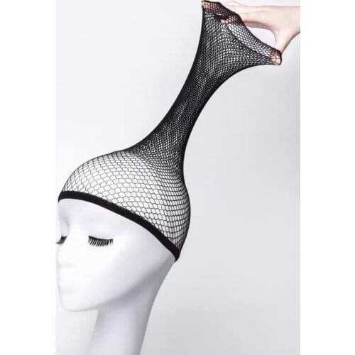 High Stretch Wig Hairnet Breathable Invisible Wig Set wig Accessories False Hair Net Cap Netting Ladies Fixed Hair