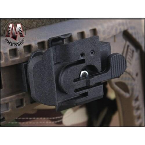 Special guide bracket for helmet light for FAST MICH tactical helmet light fixture