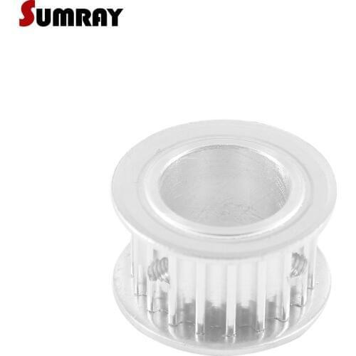 SUMRAY 5M 18T Timing Pulley 5/6/6.35/7/8/10/12mm Inner Bore 16mm Width Thoothed Pulley Wheel for Engraving Machine