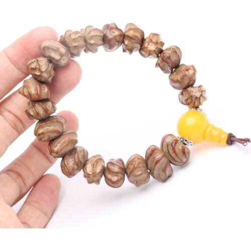 Tibetan Buddhism Tibetan Forest Bergamot Bodhi Lucky Bracelet Stretch Mens and Womens Bracelets Gifts