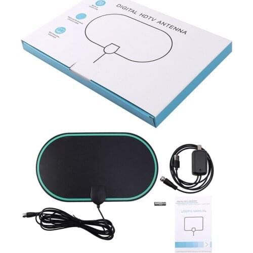 Amplified HD Digital TV Antenna, Indoor & Outdoor, Supporting 4K 1080P & All Older TVs Indoor HDTV Television